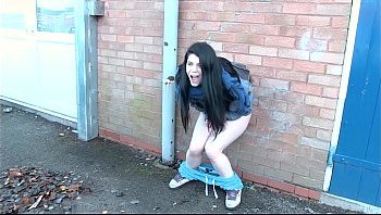 pissing in public porn